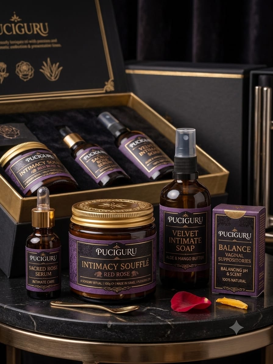 The full PUCIGURU collection in its gift box